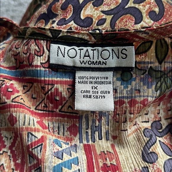 💛Multicolor Patterned button down - Picture 5 of 5